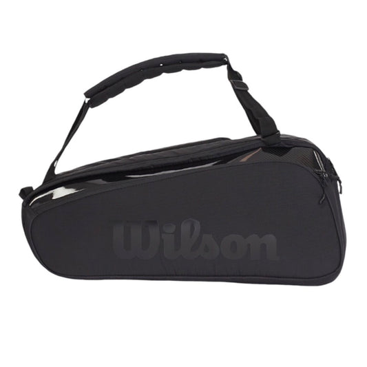 Wilson Super Tour (6 Pack) Pro Staff Racket Bag (Black) - 爱游戏体育-爱游戏|爱游戏官方网站