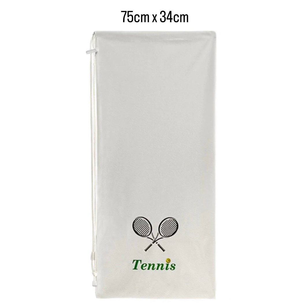 Tennis Racket String drawstring Bag (white) - 爱游戏体育-爱游戏|爱游戏官方网站