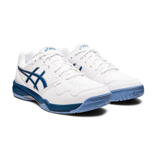 Asics Gel-Dedicate 7 HC Men's Tennis Shoes (White-Light Indigo) - 爱游戏体育-爱游戏|爱游戏官方网站