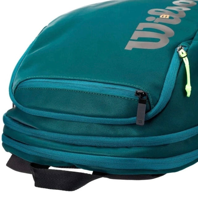 Wilson Blade Super Tour v9 Green Backpack Bag - 爱游戏体育-爱游戏|爱游戏官方网站