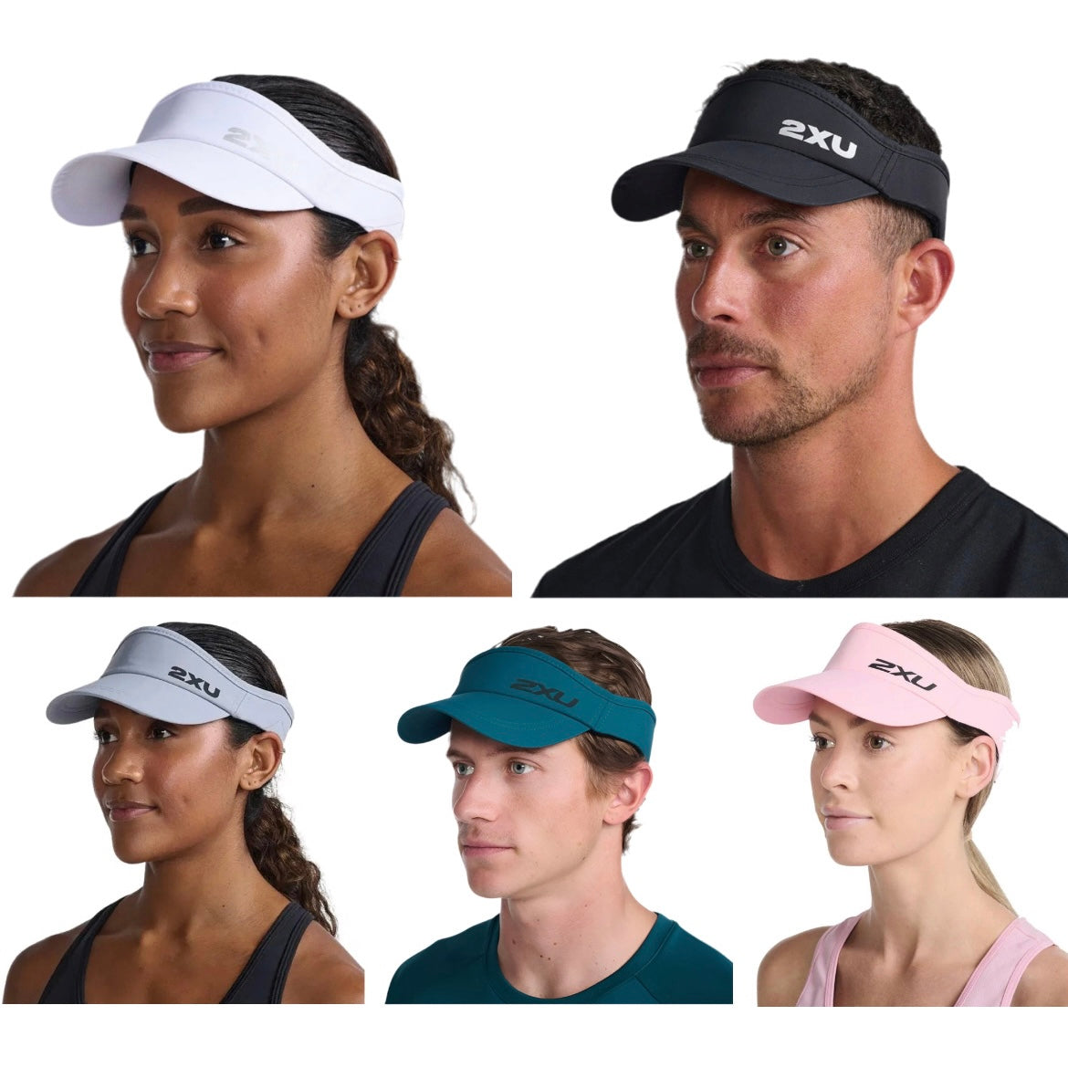 2XU Unisex Run Visor (Velcro) - 爱游戏体育-爱游戏|爱游戏官方网站