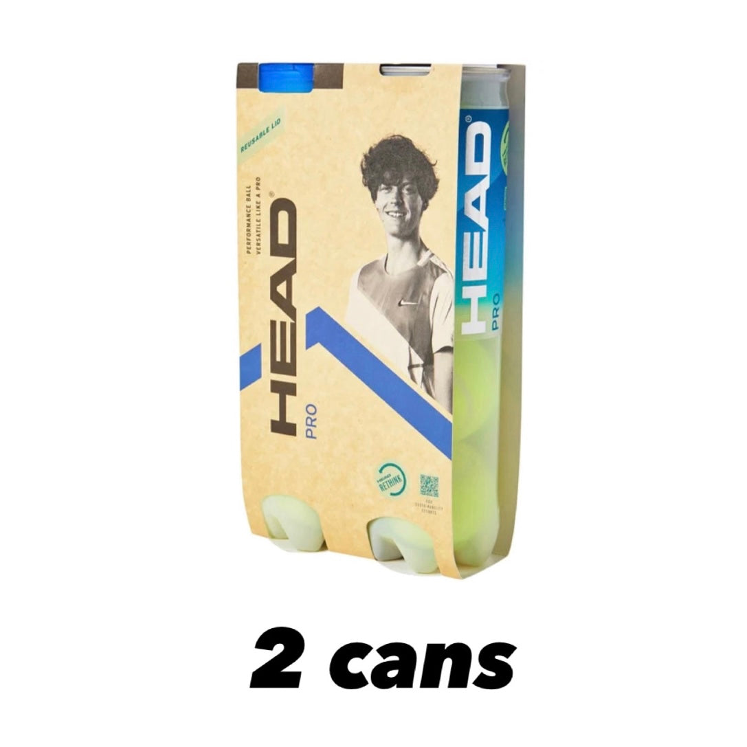 Head Pro Tennis Balls 4B (4 balls per can) - 爱游戏体育-爱游戏|爱游戏官方网站