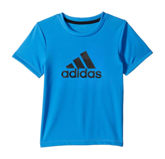 [CLEARANCE] Adidas Junior Kids Boy’s Tee Top T-shirt (Blue-black) - 爱游戏体育-爱游戏|爱游戏官方网站