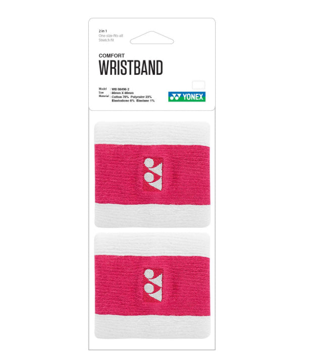 Yonex 8cm Comfort Wristband (a pair)
