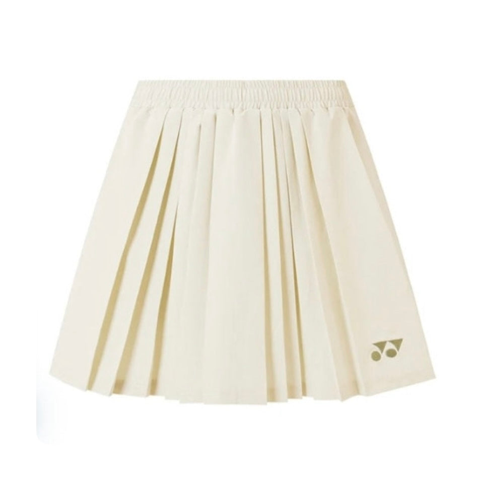 Yonex Women's Pleated Skirt (Beige)