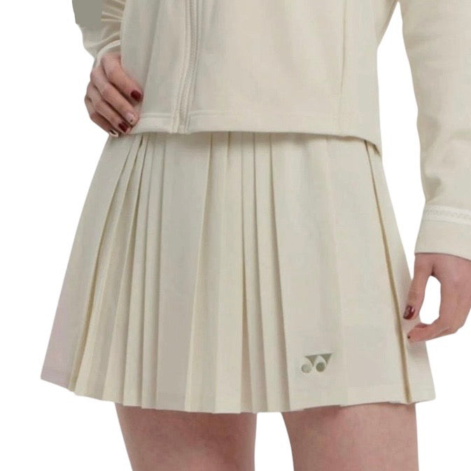 Yonex Women's Pleated Skirt (Beige)