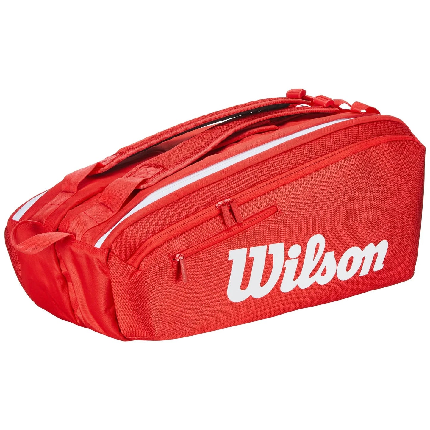 Wilson 2025 Super Tour (9 Pack) Red Racket Bag - 爱游戏体育-爱游戏|爱游戏官方网站