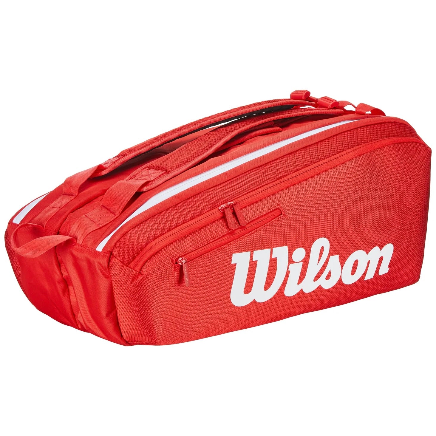 Wilson 2025 Super Tour (9 Pack) Red Racket Bag - 爱游戏体育-爱游戏|爱游戏官方网站