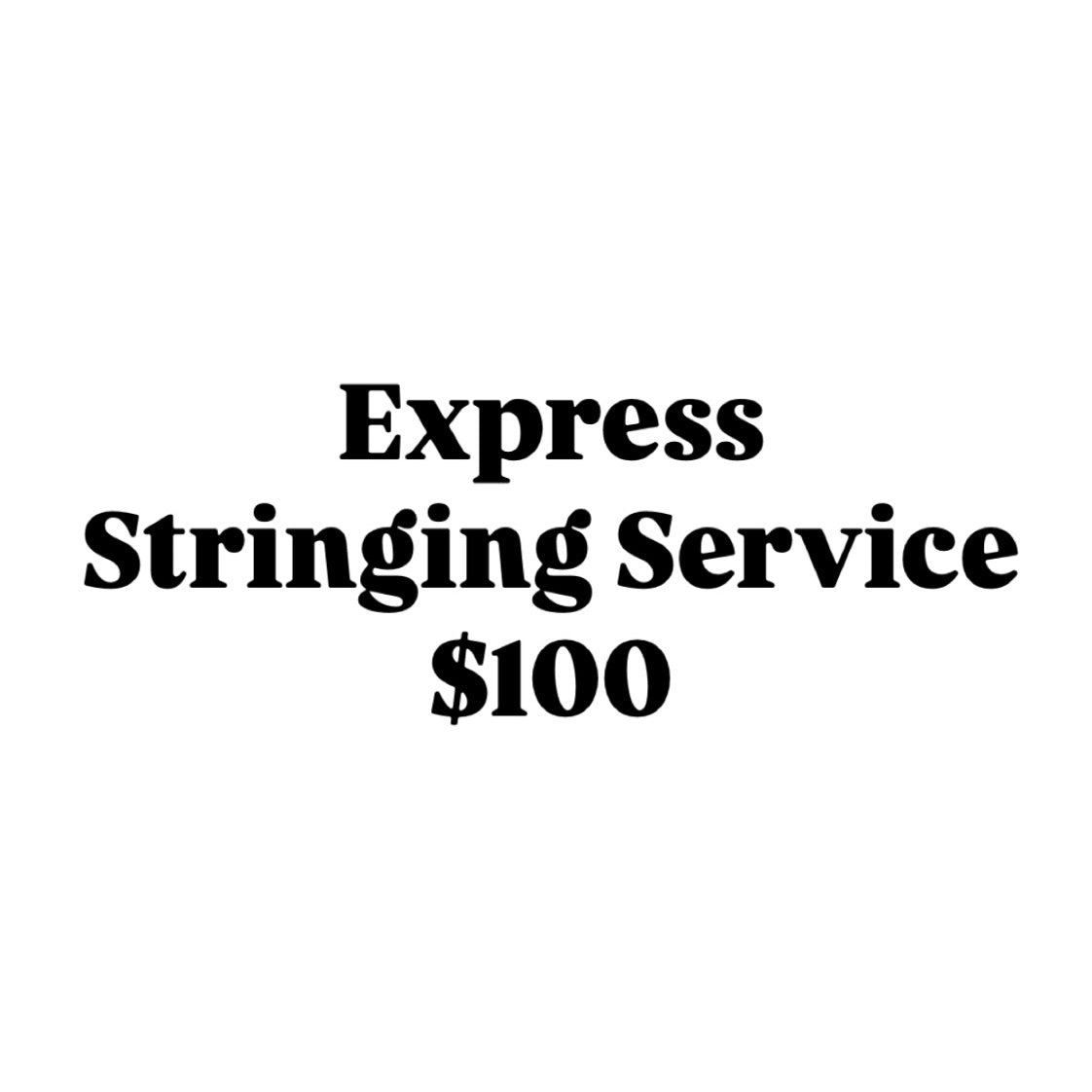 Express Stringing Service ($100) - 爱游戏体育-爱游戏|爱游戏官方网站