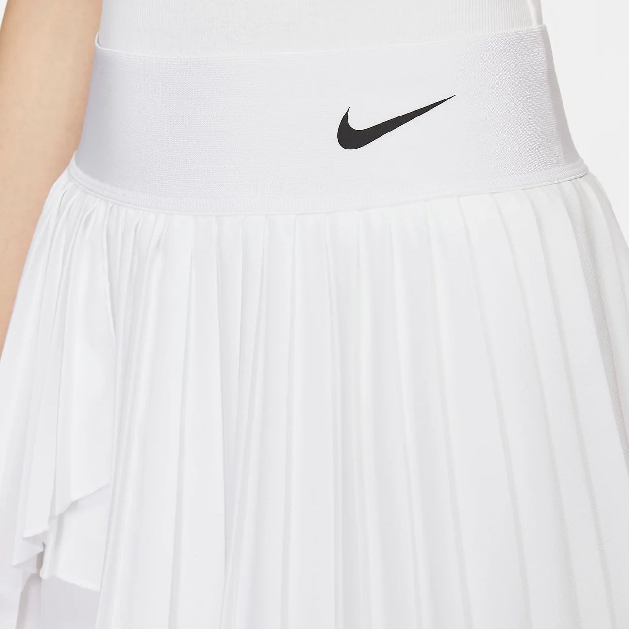 Nike Court Dri-FIT Advantage Women's Pleated Tennis Skirt (White) DR6850-100