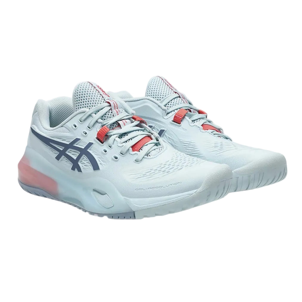 Asics Gel-Resolution X Women's Tennis Shoes (Sky-Grey Blue)