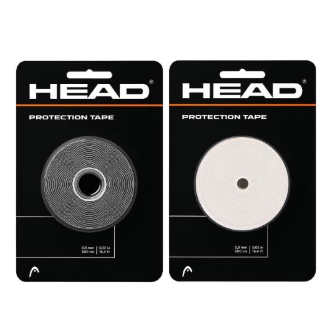 Head Racket Protection Tape (Black / White) - 爱游戏体育-爱游戏|爱游戏官方网站