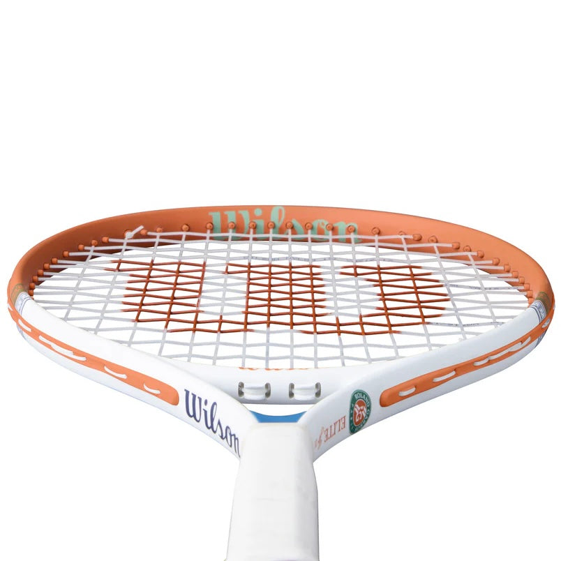 Wilson 2026 Roland Garros Elite 21 Junior Tennis Racket (Clay-white) (prestrung)