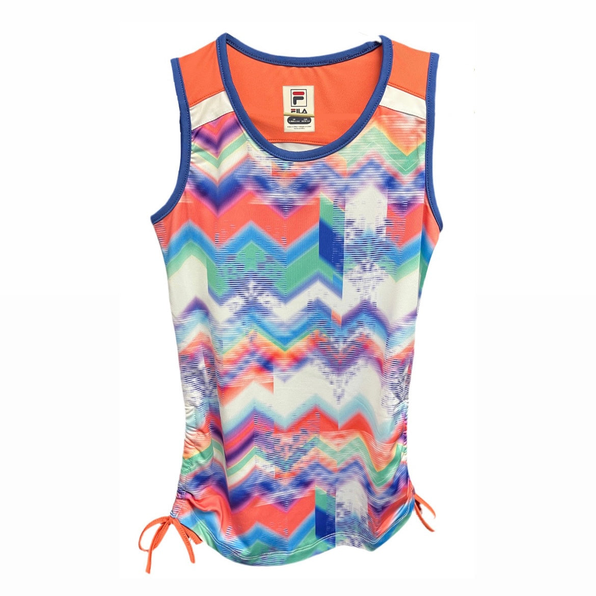 [CLEARANCE] FILA Junior Girls Tank Top Chevron Tie Tank - 爱游戏体育-爱游戏|爱游戏官方网站
