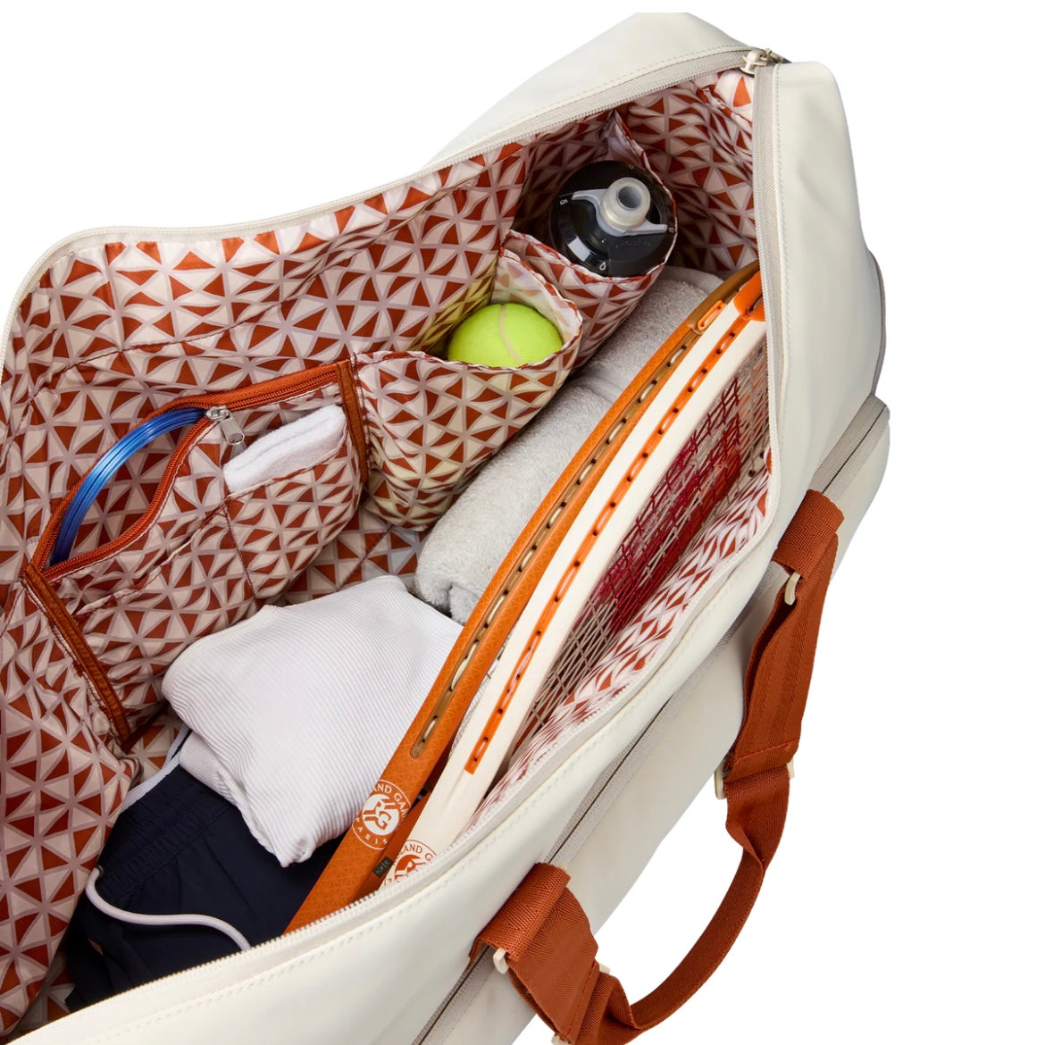 Wilson 2025 Roland Garros Tote Bag (Cream-Clay) - 爱游戏体育-爱游戏|爱游戏官方网站