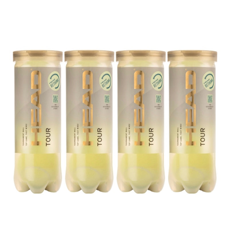 Head Tour Tennis Balls 3B (3 balls per can) - 爱游戏体育-爱游戏|爱游戏官方网站