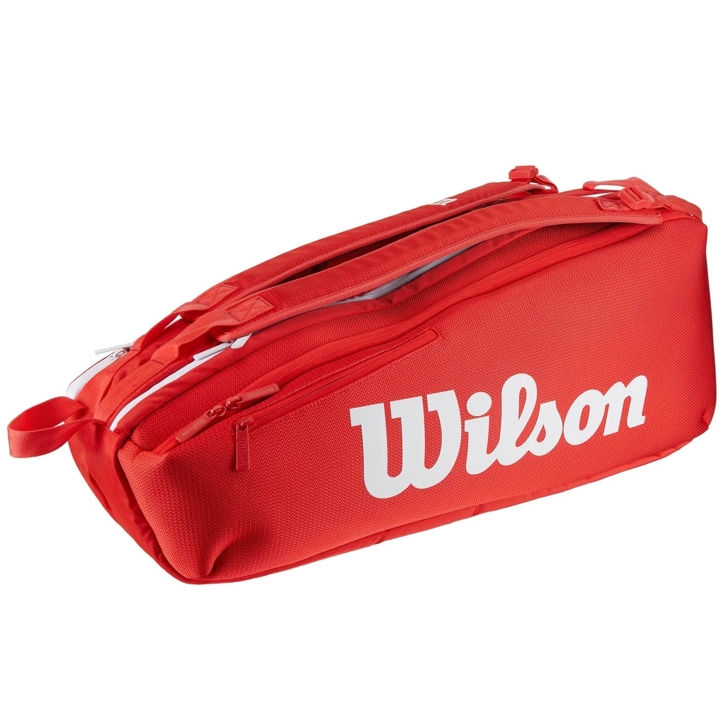 Wilson 2025 Super Tour (6 Pack) Red Racket Bag - 爱游戏体育-爱游戏|爱游戏官方网站