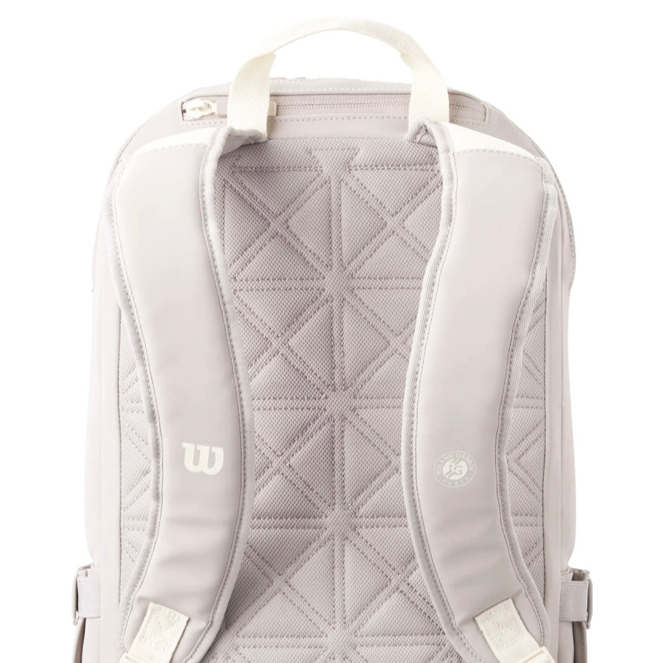 Wilson 2025 Roland Garros Backpack Bag (Cream-Clay) - 爱游戏体育-爱游戏|爱游戏官方网站