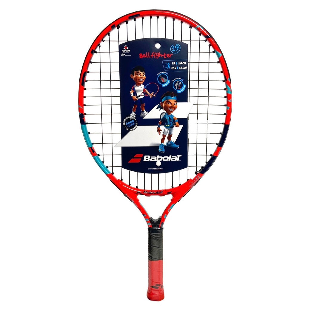 Babolat Ballfighter 19” Junior Tennis Racket (Prestrung) (Red) - 爱游戏体育-爱游戏|爱游戏官方网站