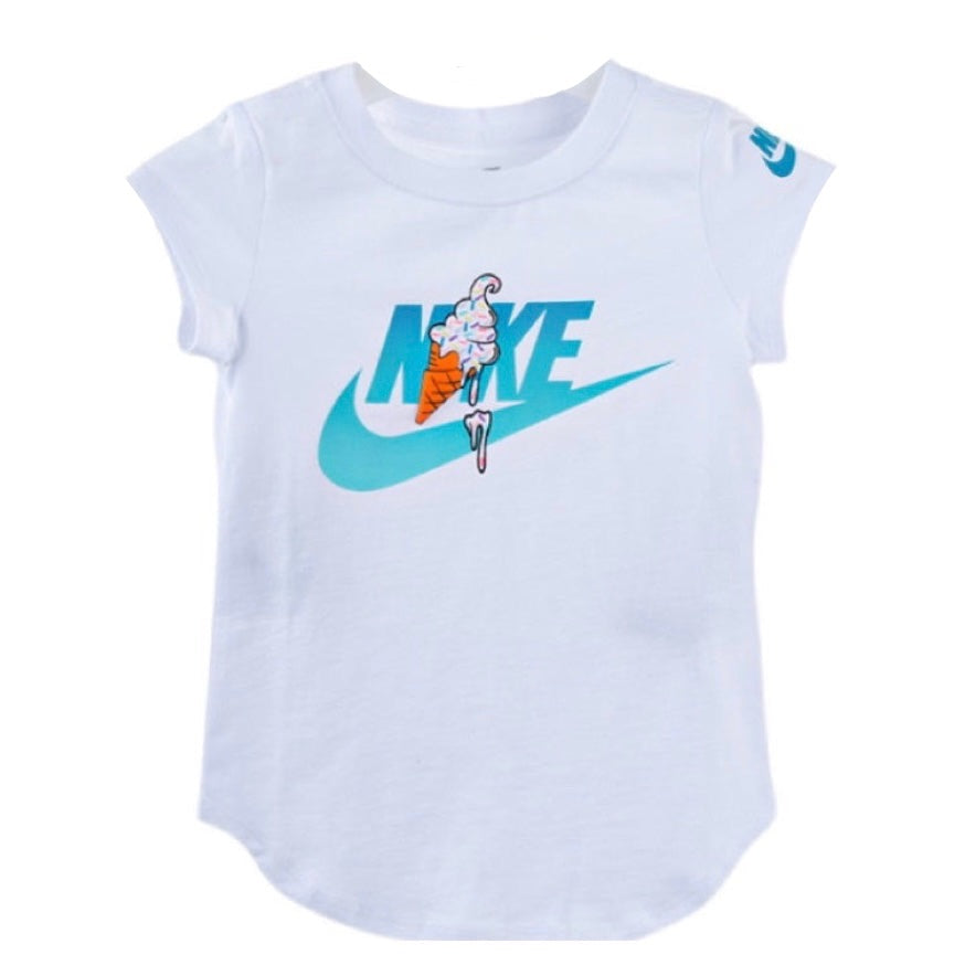 Nike Junior Kids / Youth Girl's Tee Ice-cream (White) - 爱游戏体育-爱游戏|爱游戏官方网站