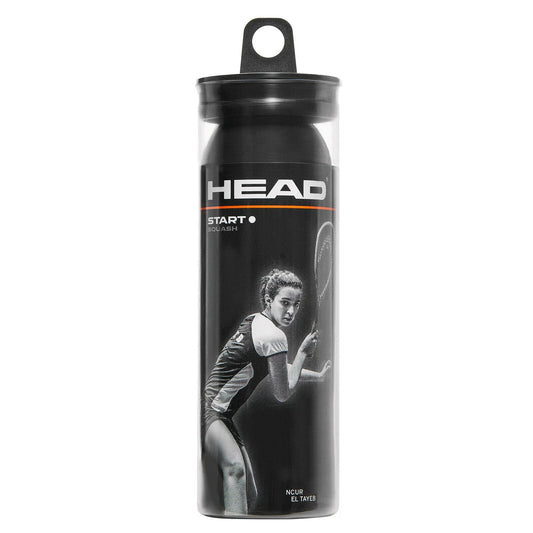 Head Start Squash Ball (White dot) Beginners - tube of 3 - 爱游戏体育-爱游戏|爱游戏官方网站
