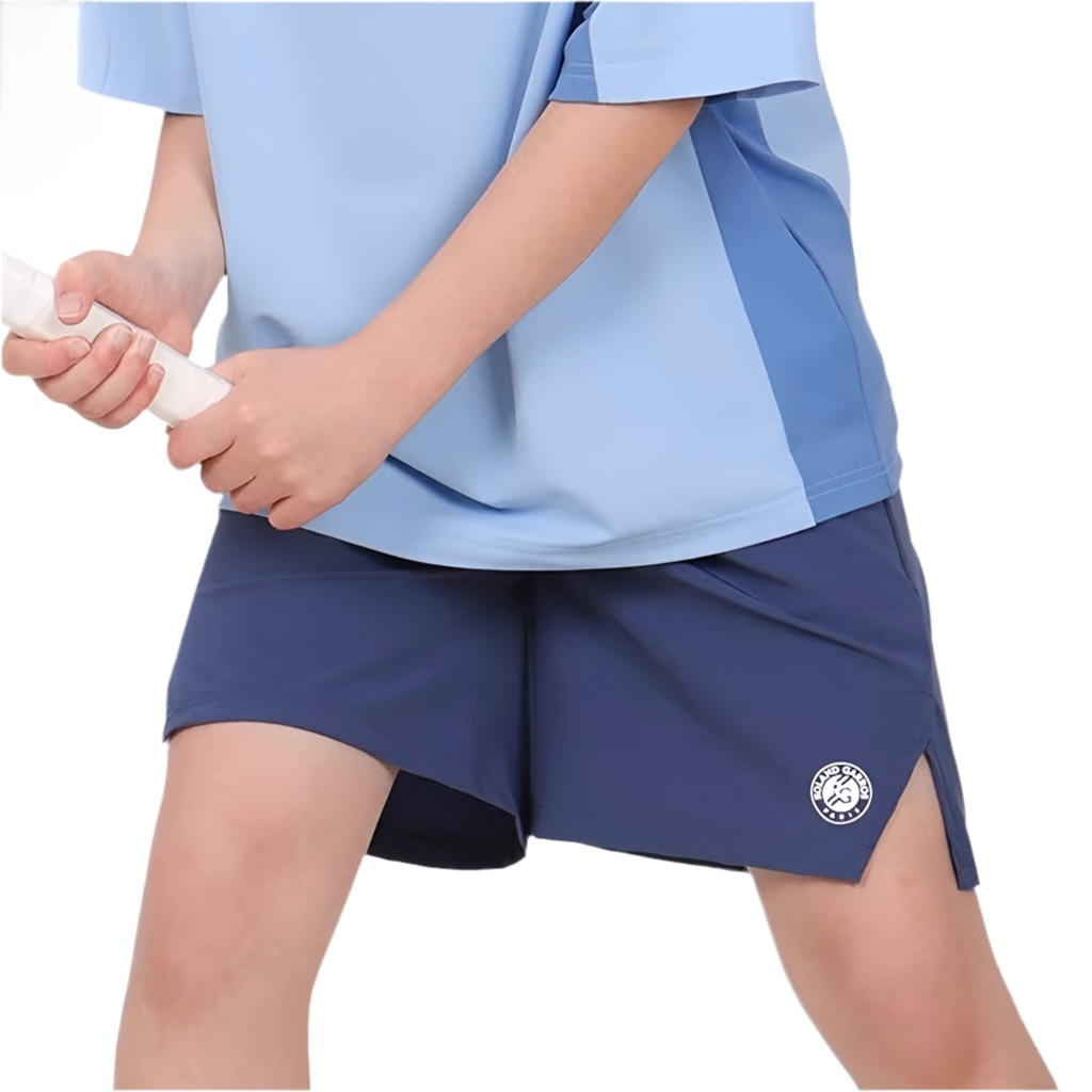 Roland Garros Junior Kids / Youth Boy’s Shorts (Navy Blue) - 爱游戏体育-爱游戏|爱游戏官方网站