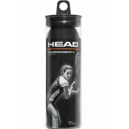 Head Tournament Squash Ball (Single Yellow Dot) - tube of 3 - 爱游戏体育-爱游戏|爱游戏官方网站