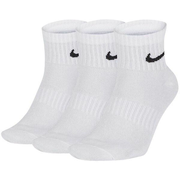 Nike Cotton Cushioned Quarter (Ankle) 3-Pack Socks (White) - 爱游戏体育-爱游戏|爱游戏官方网站