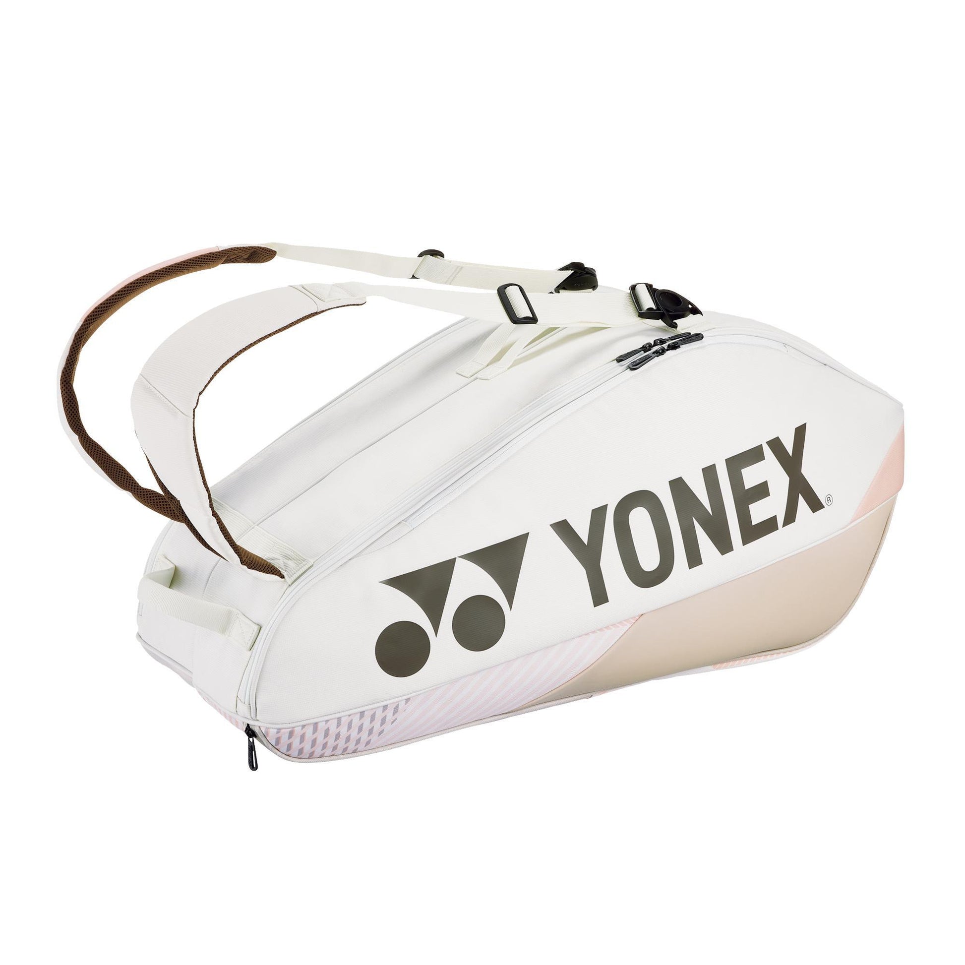 Yonex Pro (6 Pack) Racket Bag (Sand Beige) BA92426EX - 爱游戏体育-爱游戏|爱游戏官方网站