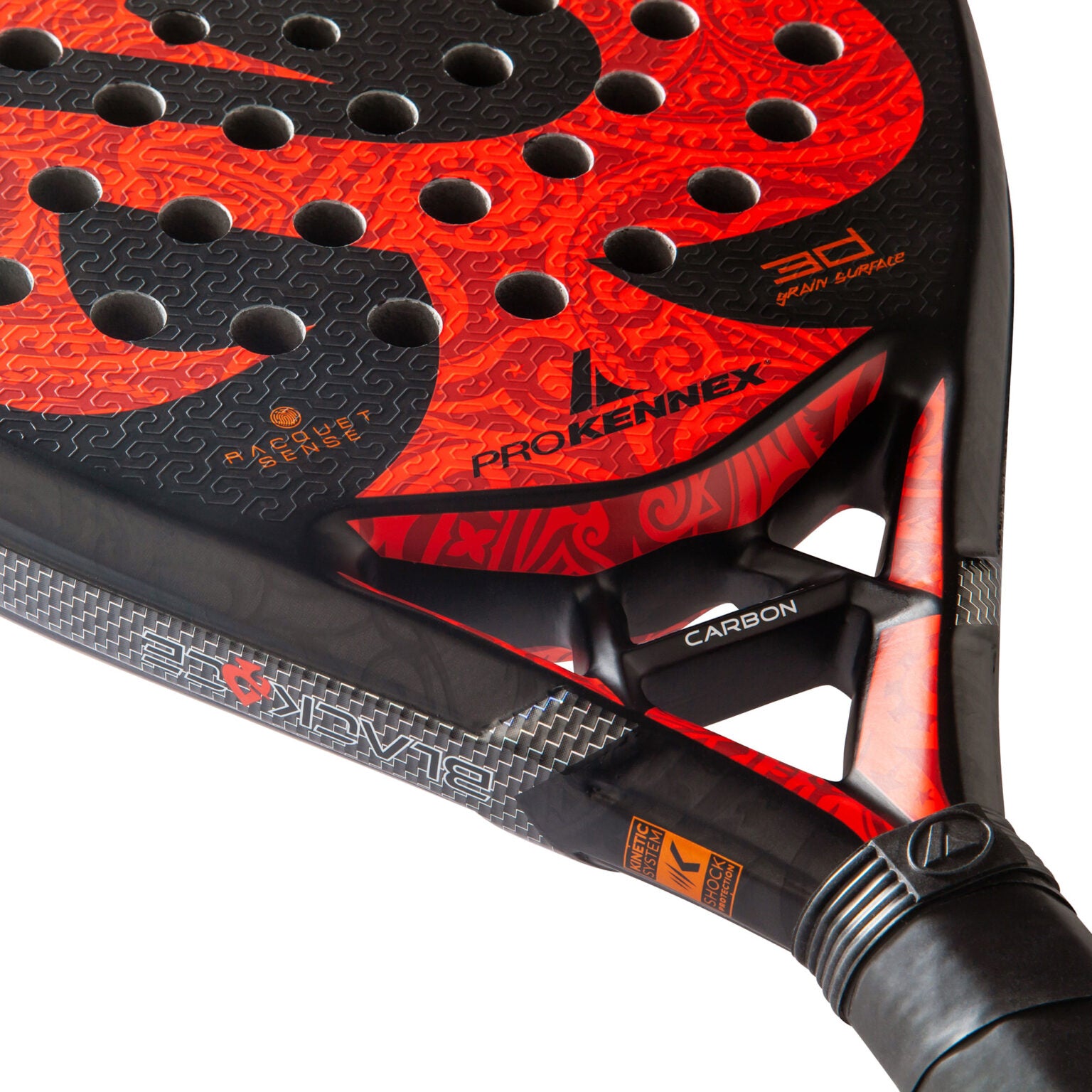 ProKennex Black Ace Red Padel Racket - 爱游戏体育-爱游戏|爱游戏官方网站
