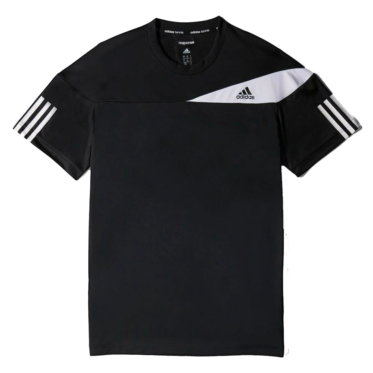 Adidas Junior Kids / Youth Boy’s Response Tee Top T-shirt (Black-white) - 爱游戏体育-爱游戏|爱游戏官方网站