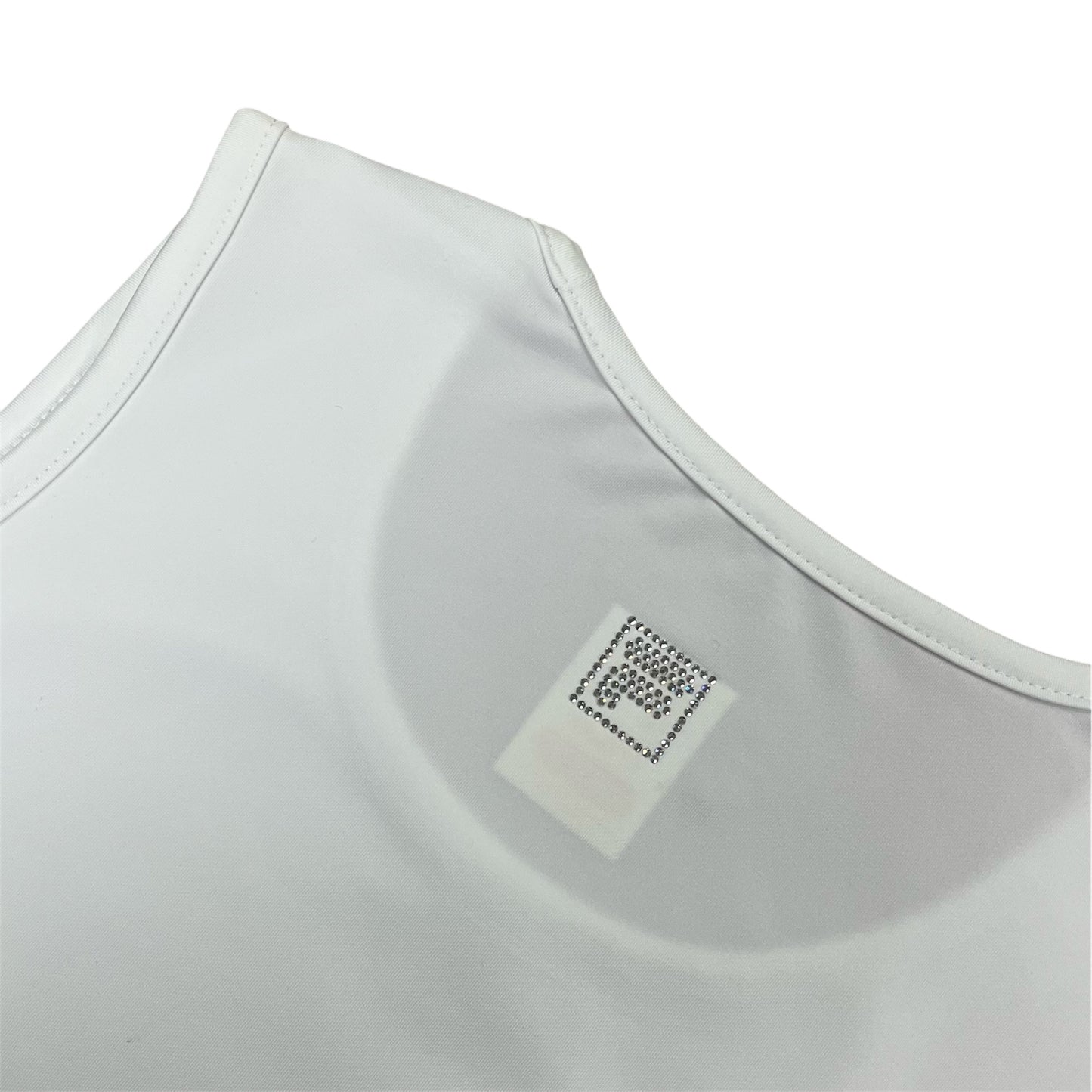 FILA Junior Kids / Youth Girl’s Piped Tank Top (White)