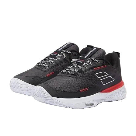 Babolat SFX Evo All Court Men's Tennis Shoes (Black-Fiesta Red)