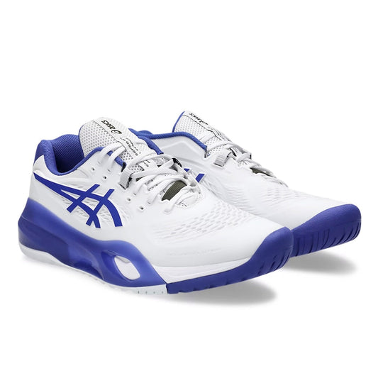 Asics Gel-Resolution X Wide (2E) Men’s Tennis Shoes (White-Dark Cobalt)
