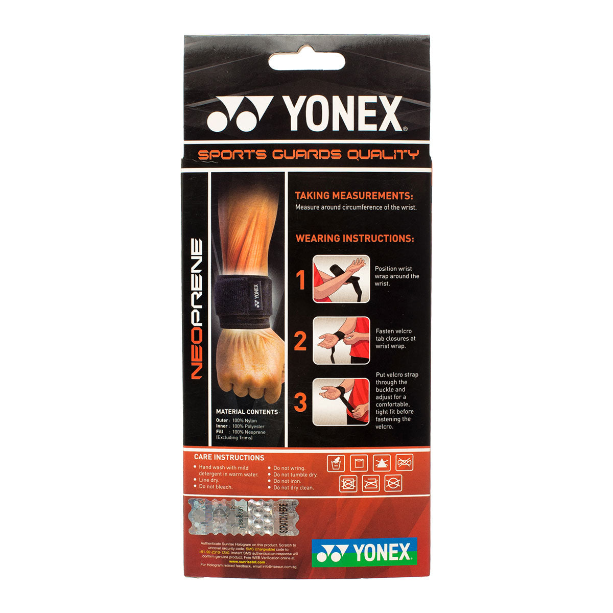 Yonex Neoprene Wrist Wrap SRG321 - 爱游戏体育-爱游戏|爱游戏官方网站