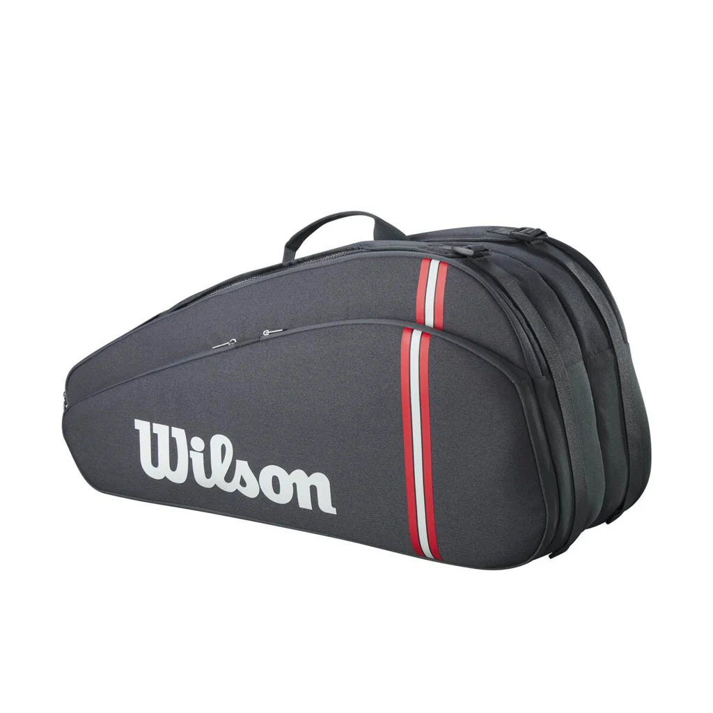 Wilson Tour (6 Pack) Racket Bag 2025 (Dark Grey / Off White) - 爱游戏体育-爱游戏|爱游戏官方网站