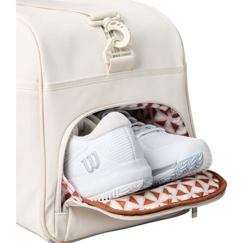 Wilson 2025 Roland Garros Duffle Bag (Cream-Clay) - 爱游戏体育-爱游戏|爱游戏官方网站