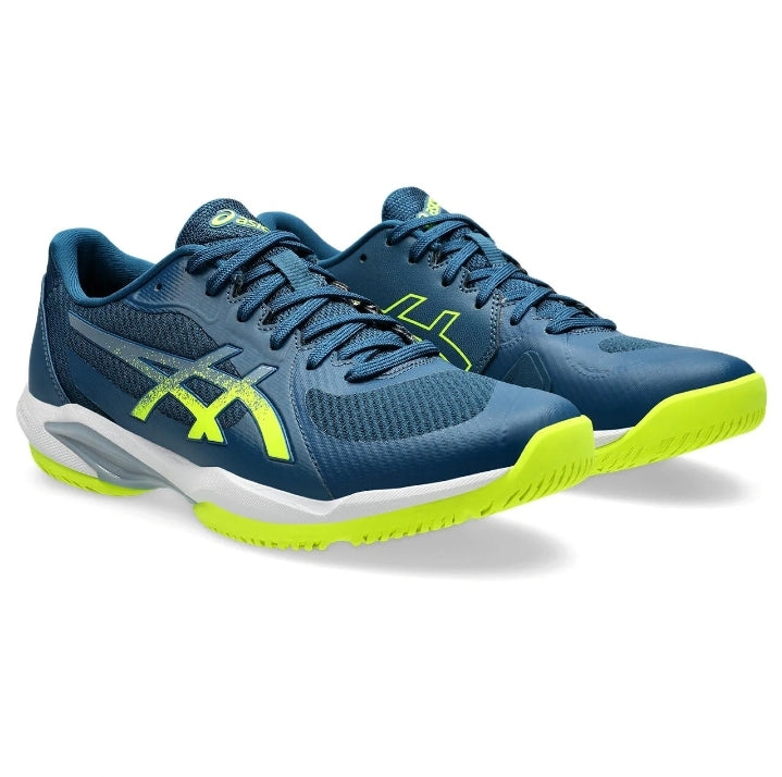 Asics Solution Swift FF2 Men's Tennis shoes (Mako blue-safety yellow) - 爱游戏体育-爱游戏|爱游戏官方网站