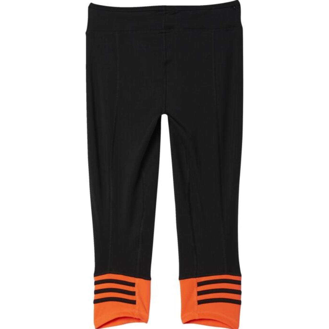 Adidas Women's Response 3/4 Tights Pants Leggings (Black-Neon orange) (size M) - 爱游戏体育-爱游戏|爱游戏官方网站