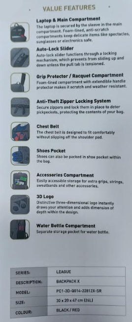 Yonex League Backpack X_2