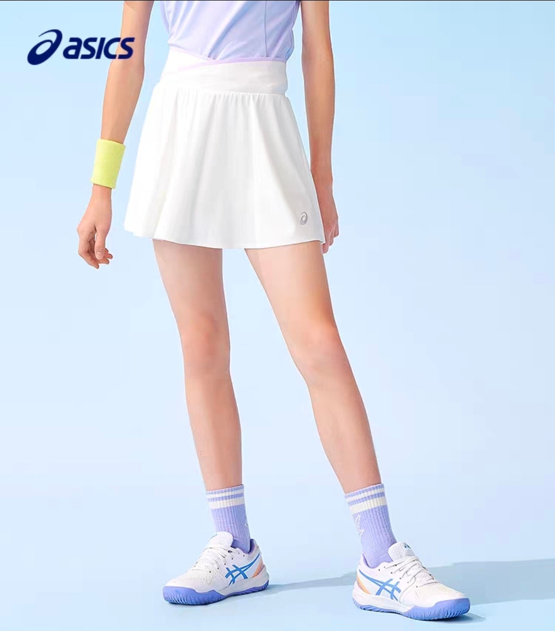 ASICS Junior Kids / Youth Girls Skirt (Beige-Purple)