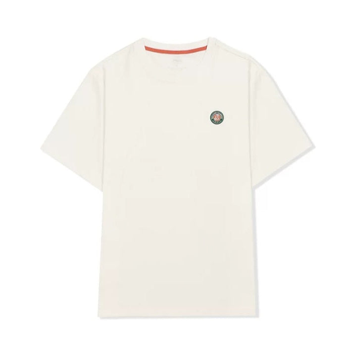 Roland Garros Men’s Cotton Top Tee Shirt (Navy / White)